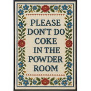 Wholesale ​Please Don't Do Coke Needlepoint Poster Print - Shady Front