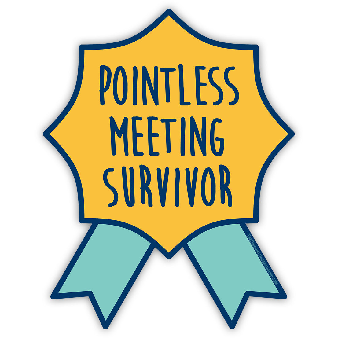 Wholesale ​Pointless Meeting Survivor Sticker - Shady Front