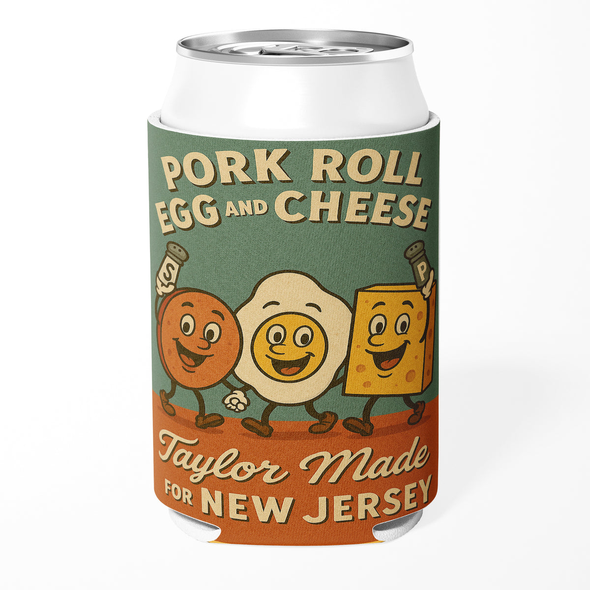 Wholesale ​Pork Roll Egg and Cheese Taylor Made Can Cooler - Shady Front