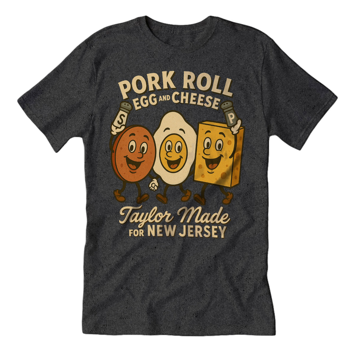 Wholesale ​Pork Roll Egg and Cheese Taylor Made T-Shirt - Shady Front