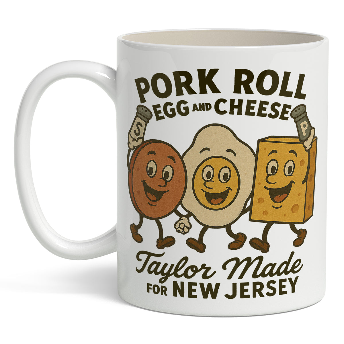 Wholesale ​Pork Roll Egg and Cheese Taylor Made Mug - Shady Front