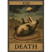 Wholesale ​Possum Playing Death Tarot Original Poster Print - Shady Front
