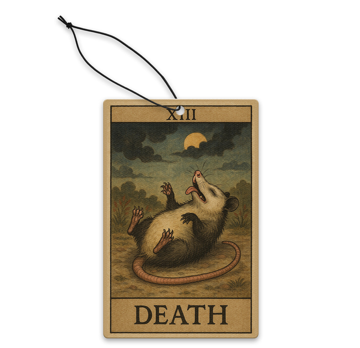 Wholesale ​Possum Playing Death Tarot Air Freshener - Shady Front