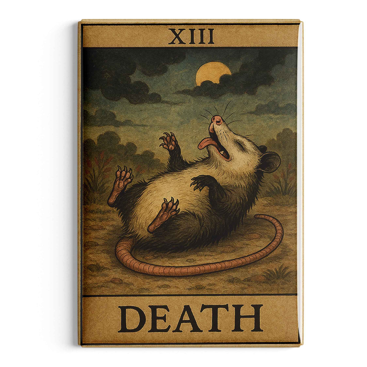 Wholesale ​Possum Playing Death Tarot Fridge Magnet - Shady Front