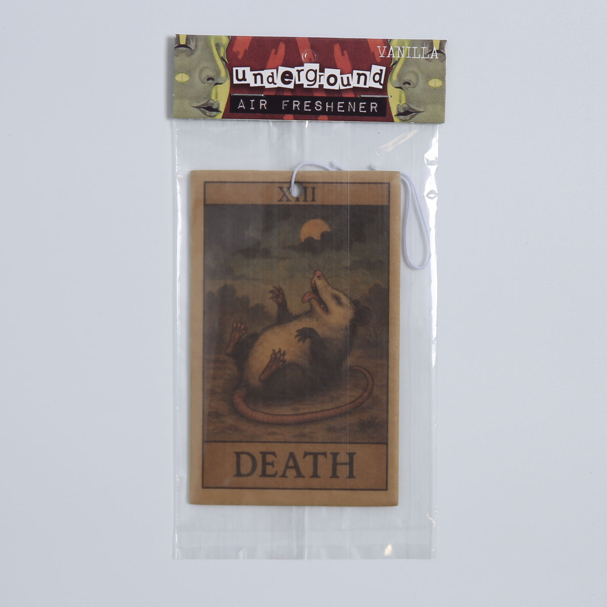 Wholesale ​Possum Playing Death Tarot Air Freshener - Shady Front