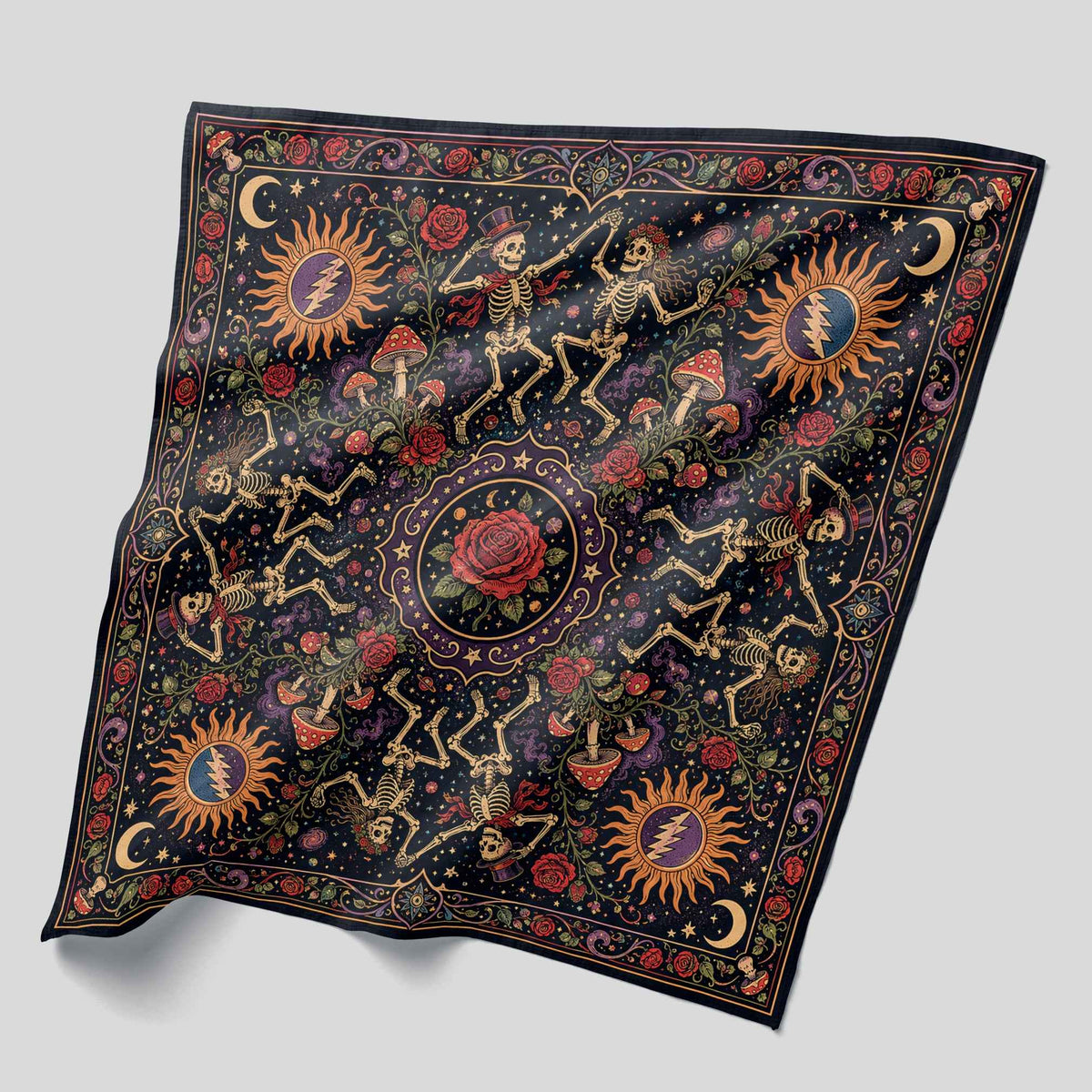 Wholesale ​Psychedelic Ramble Bandana - Shady Front