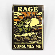 Wholesale ​Rage Consumes Me Enamel Pin - Shady Front