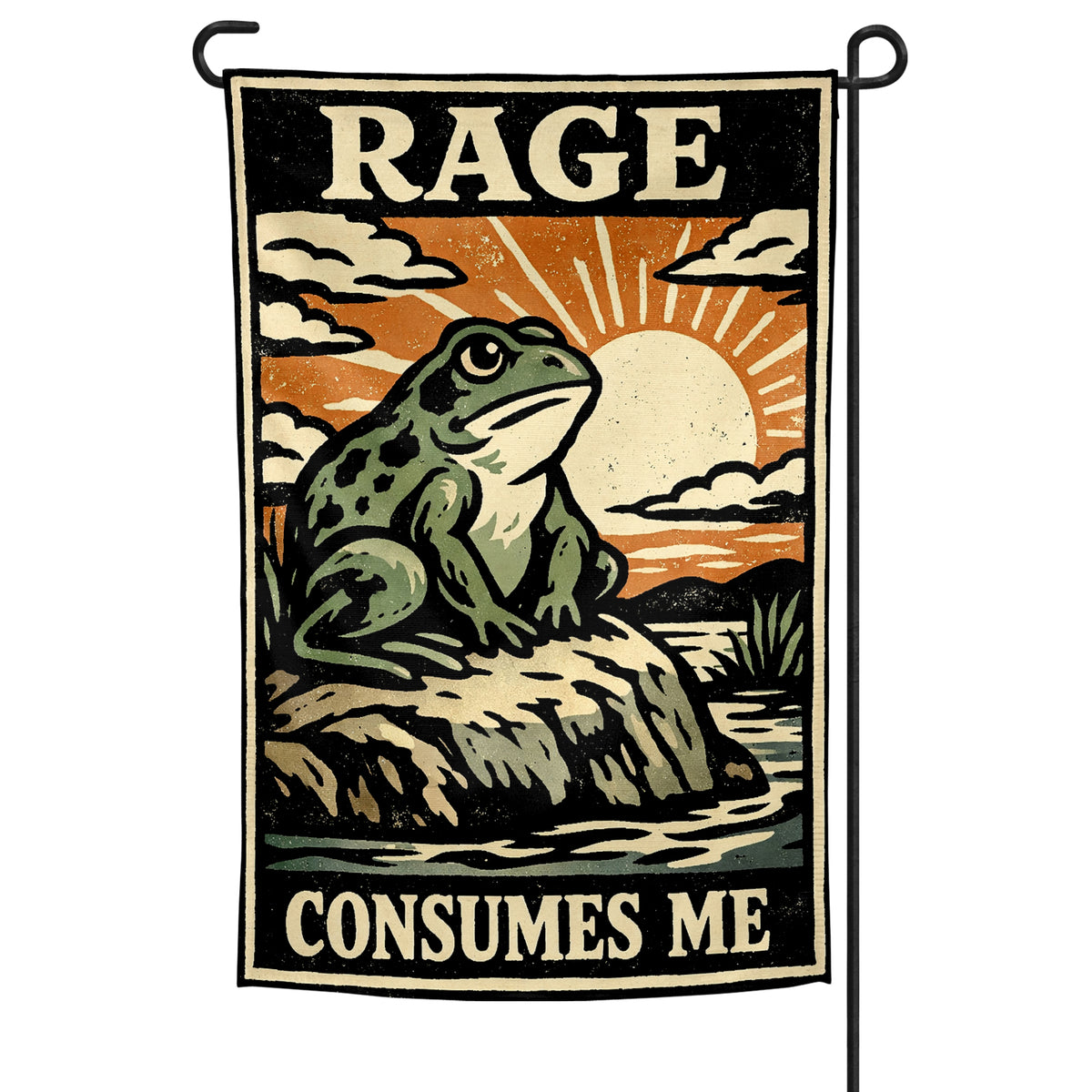 Wholesale ​Rage Consumes Me Garden Flag - Shady Front