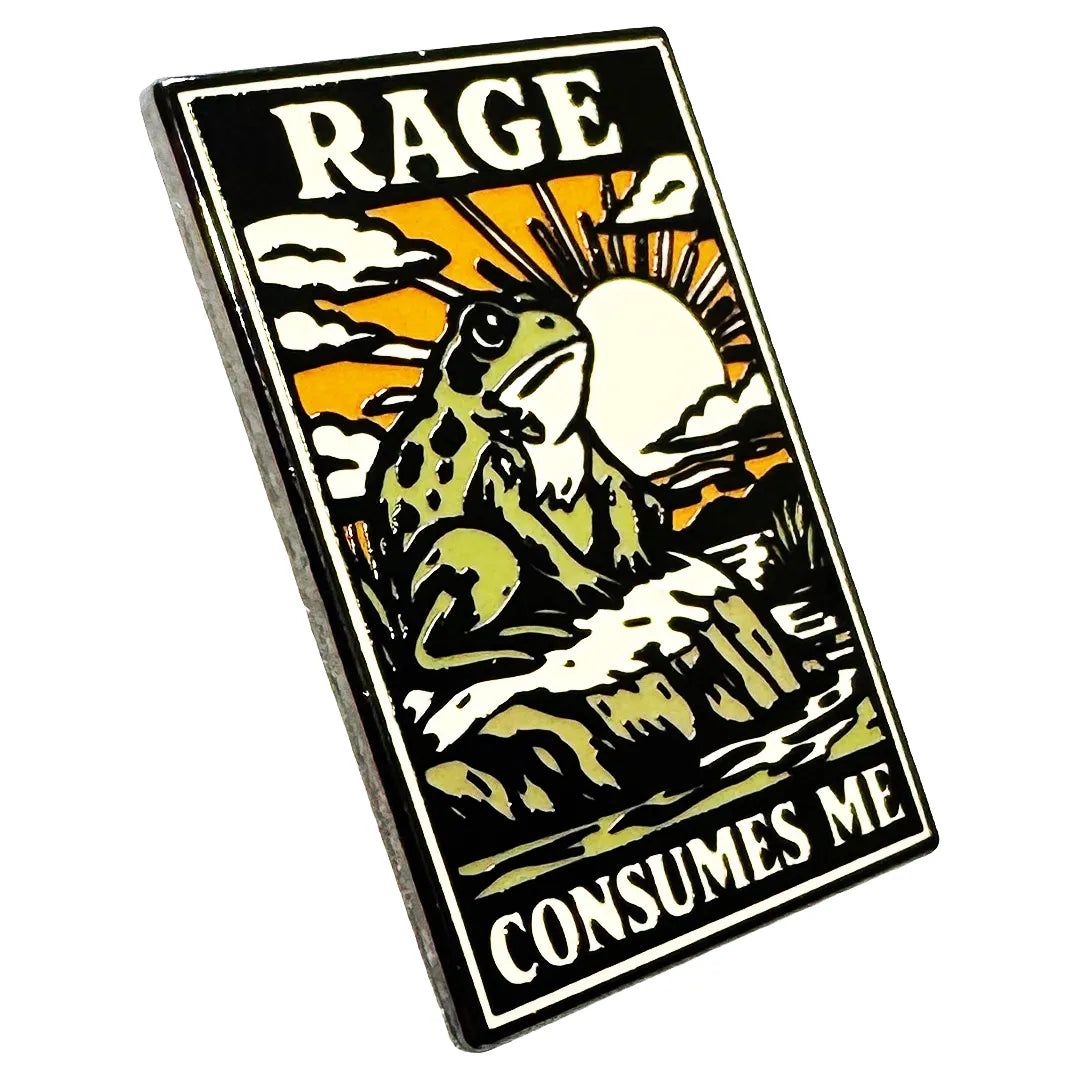Wholesale ​Rage Consumes Me Enamel Pin - Shady Front