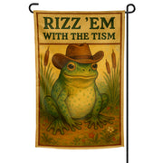Wholesale ​Rizz 'Em With the Tism Garden Flag - Shady Front