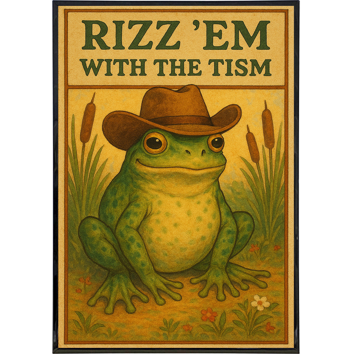 Wholesale ​Rizz 'Em With the Tism Poster Print - Shady Front