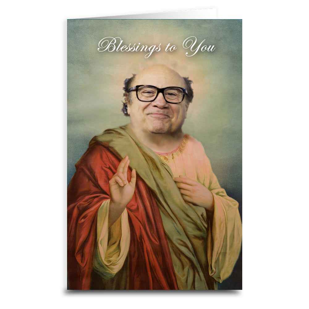 Wholesale ​Saint Danny "Blessings" Greeting Card - Shady Front