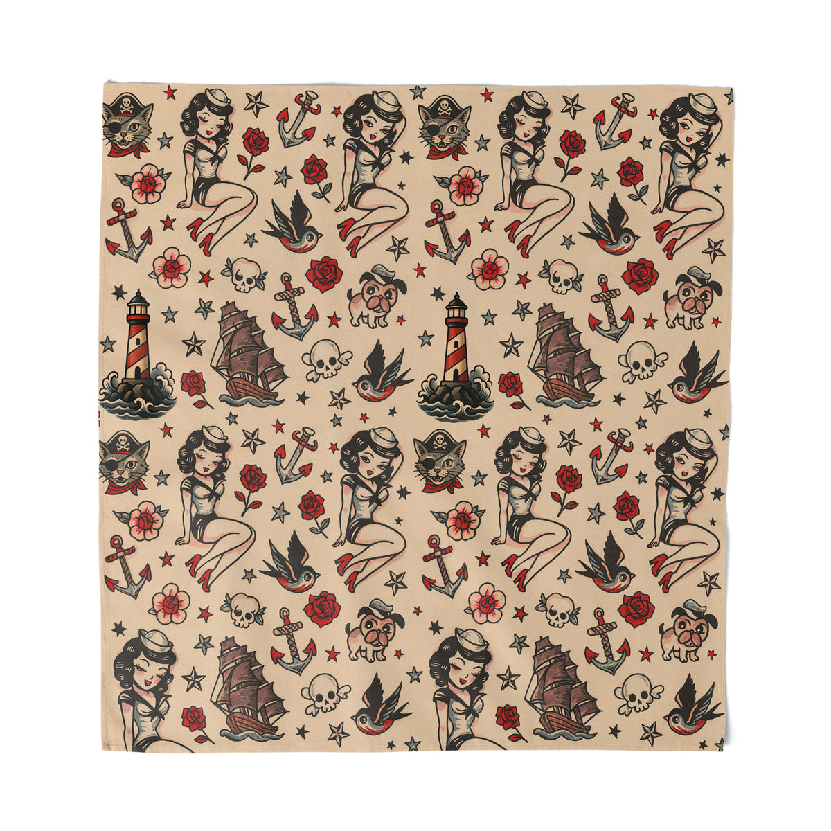 Wholesale ​Ships and Pirates Bandana - Shady Front