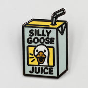 Wholesale ​Silly Goose Juice Enamel Pin - Shady Front
