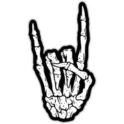 Wholesale ​Skeleton Rock Hand Sticker - Shady Front