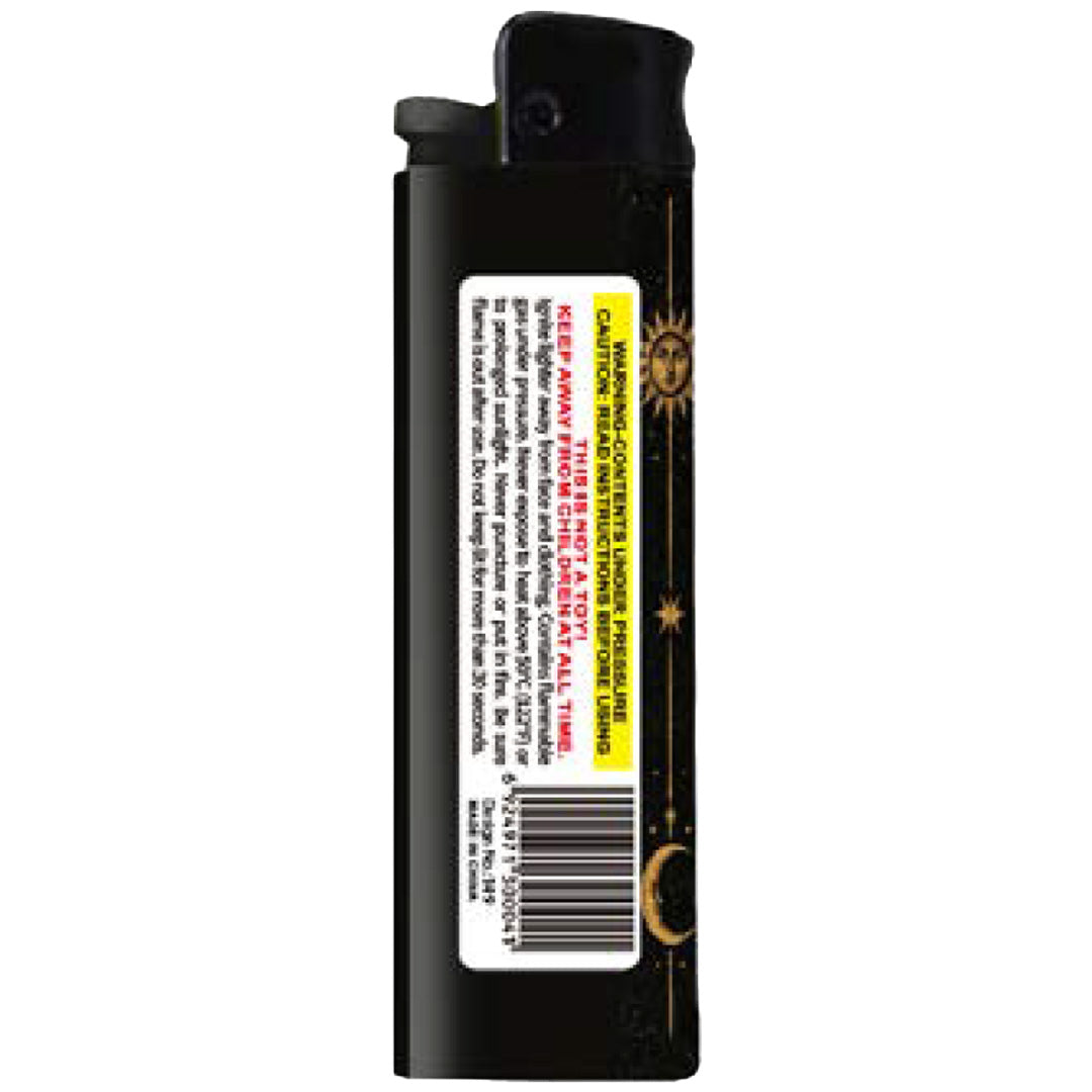 Wholesale Skeleton Bartender Tarot Card Lighter Back View - Shady Front