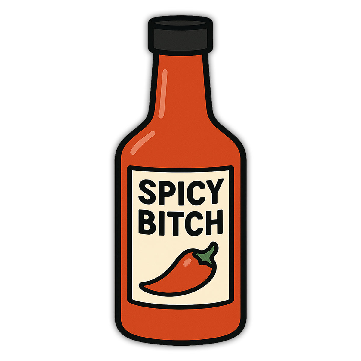 Wholesale ​Spicy B-tch Sticker - Shady Front