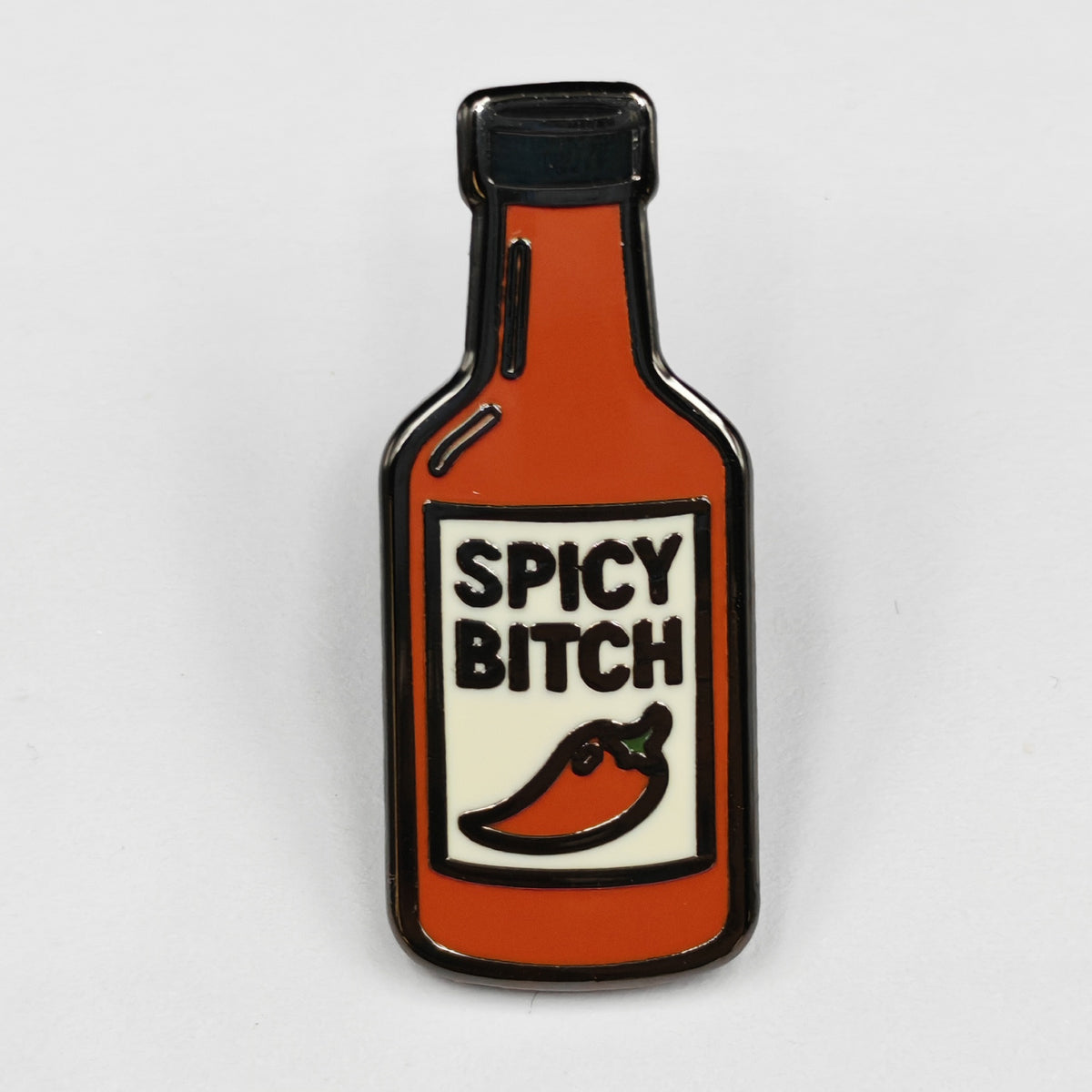 Wholesale ​Spicy B-tch Enamel Pin - Shady Front