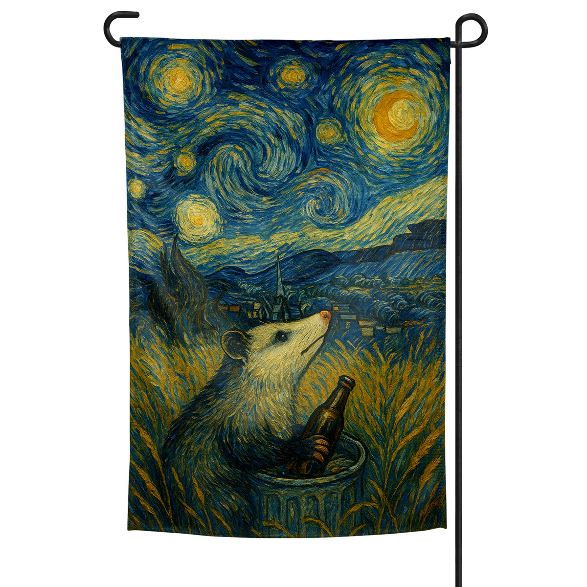 Wholesale ​Starry Night From Another Perspective Garden Flag - Shady Front