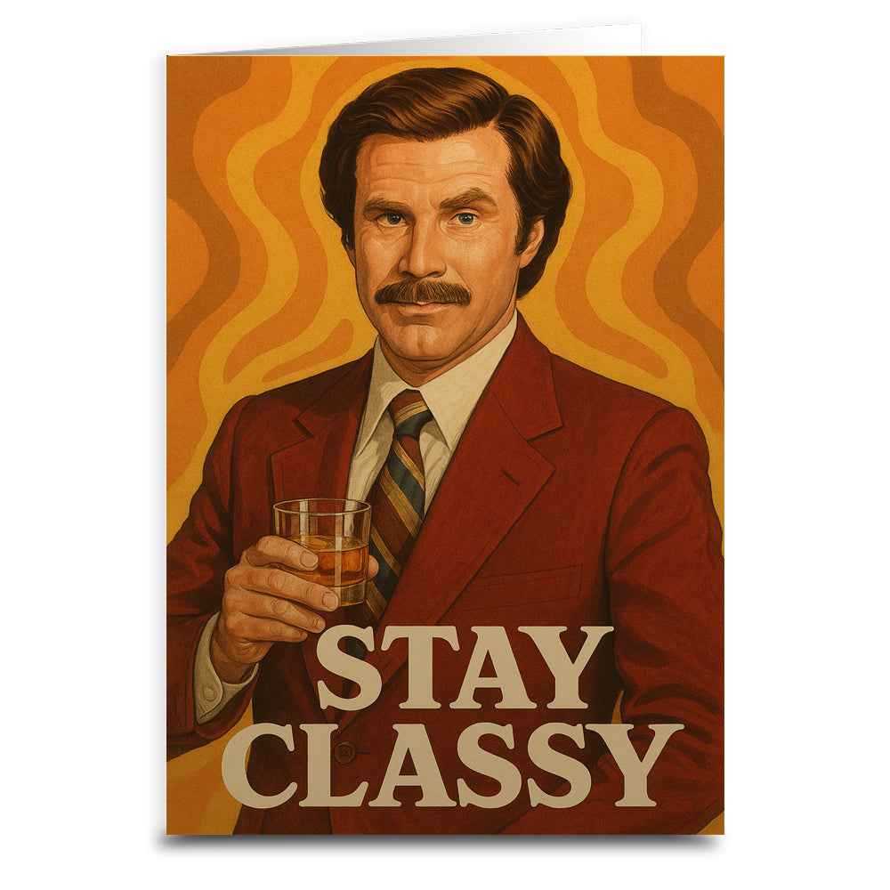 Wholesale ​Stay Classy Greeting Card - Shady Front