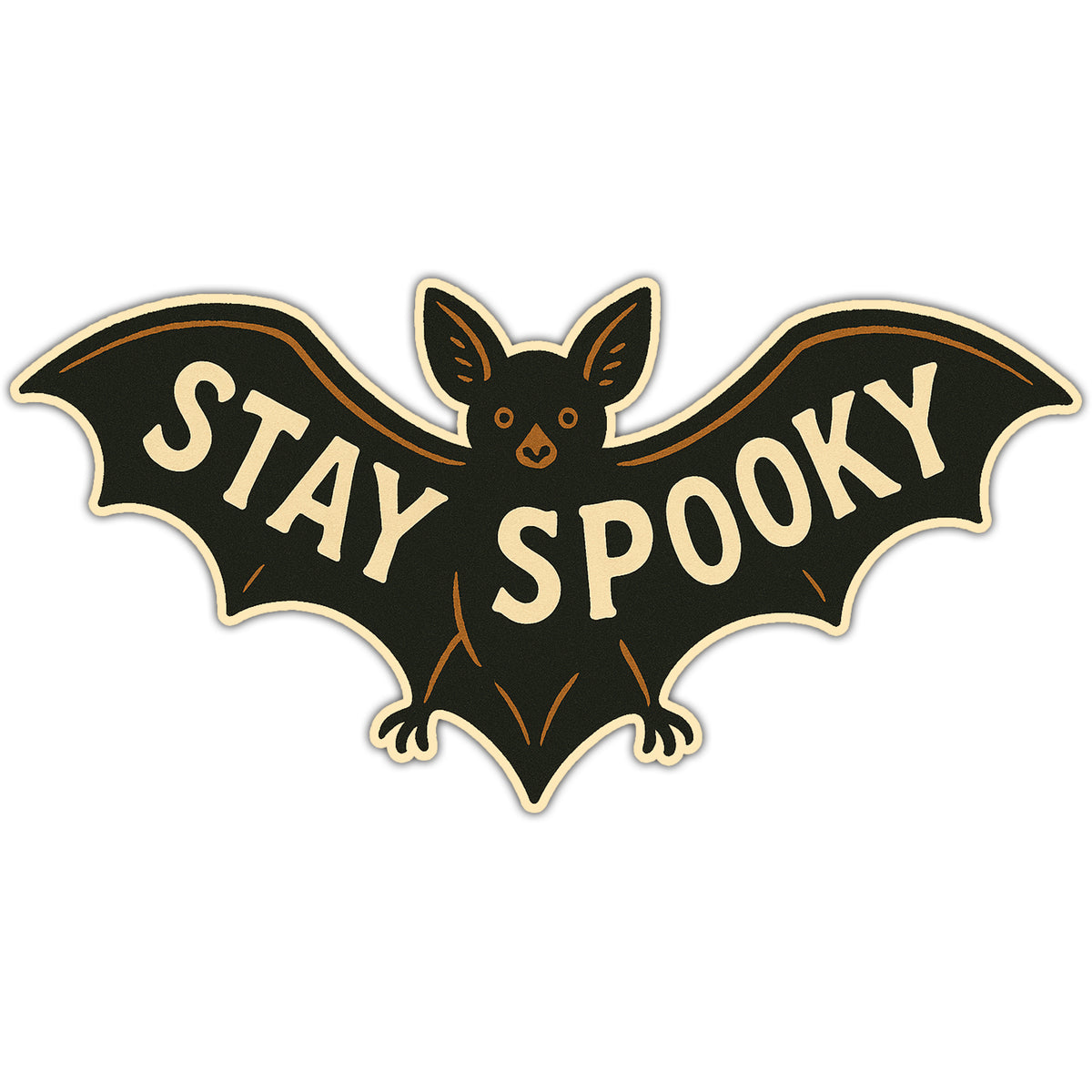 Wholesale ​Stay Spooky Bat Sticker - Shady Front