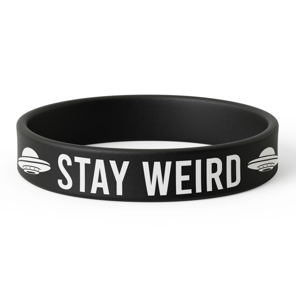 Wholesale ​Stay Weird Silicone Wristband - Shady Front