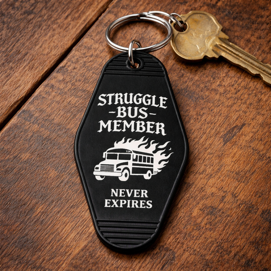 Wholesale ​Struggle Bus Member Room Keychain - Shady Front