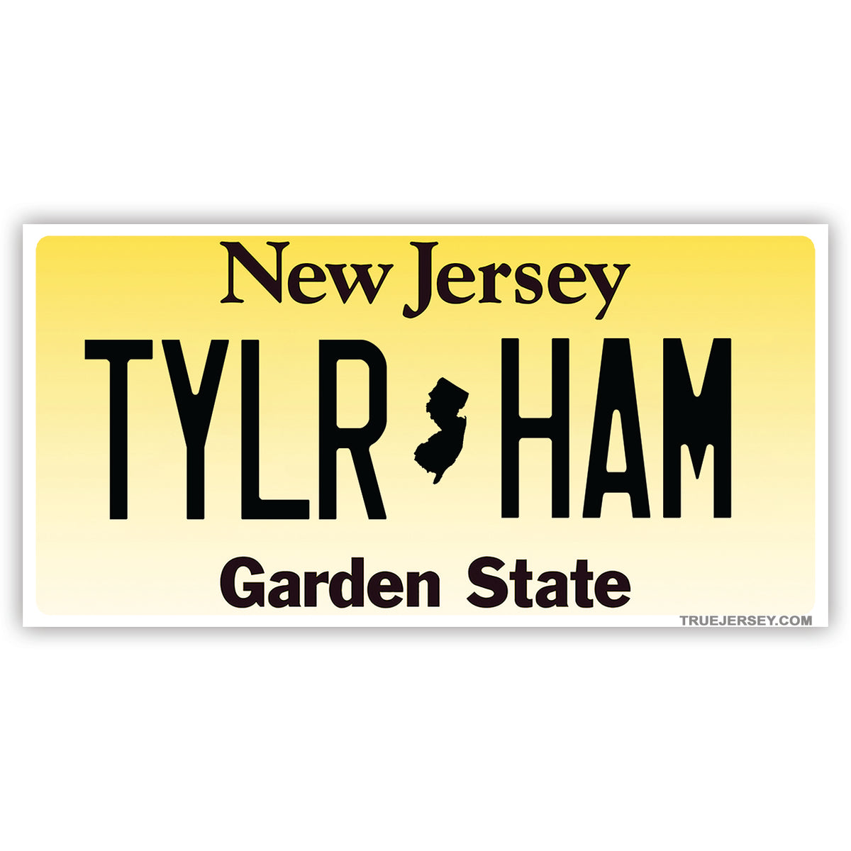 Wholesale ​Taylor Ham License Plate Sticker - Shady Front