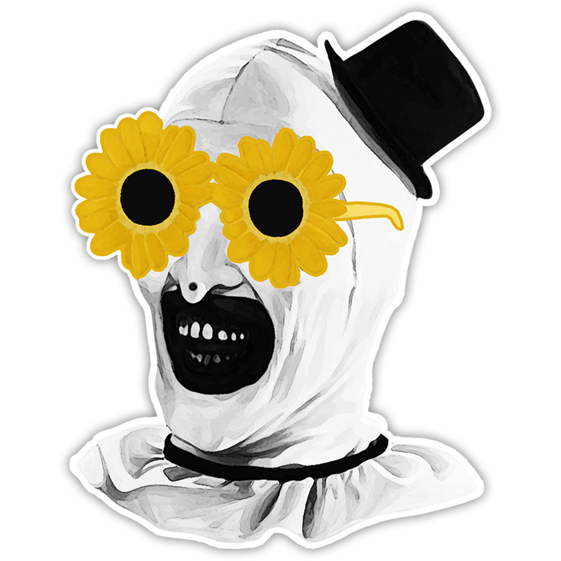 Wholesale ​Terrifier Inspired Art the Clown Sticker - Shady Front