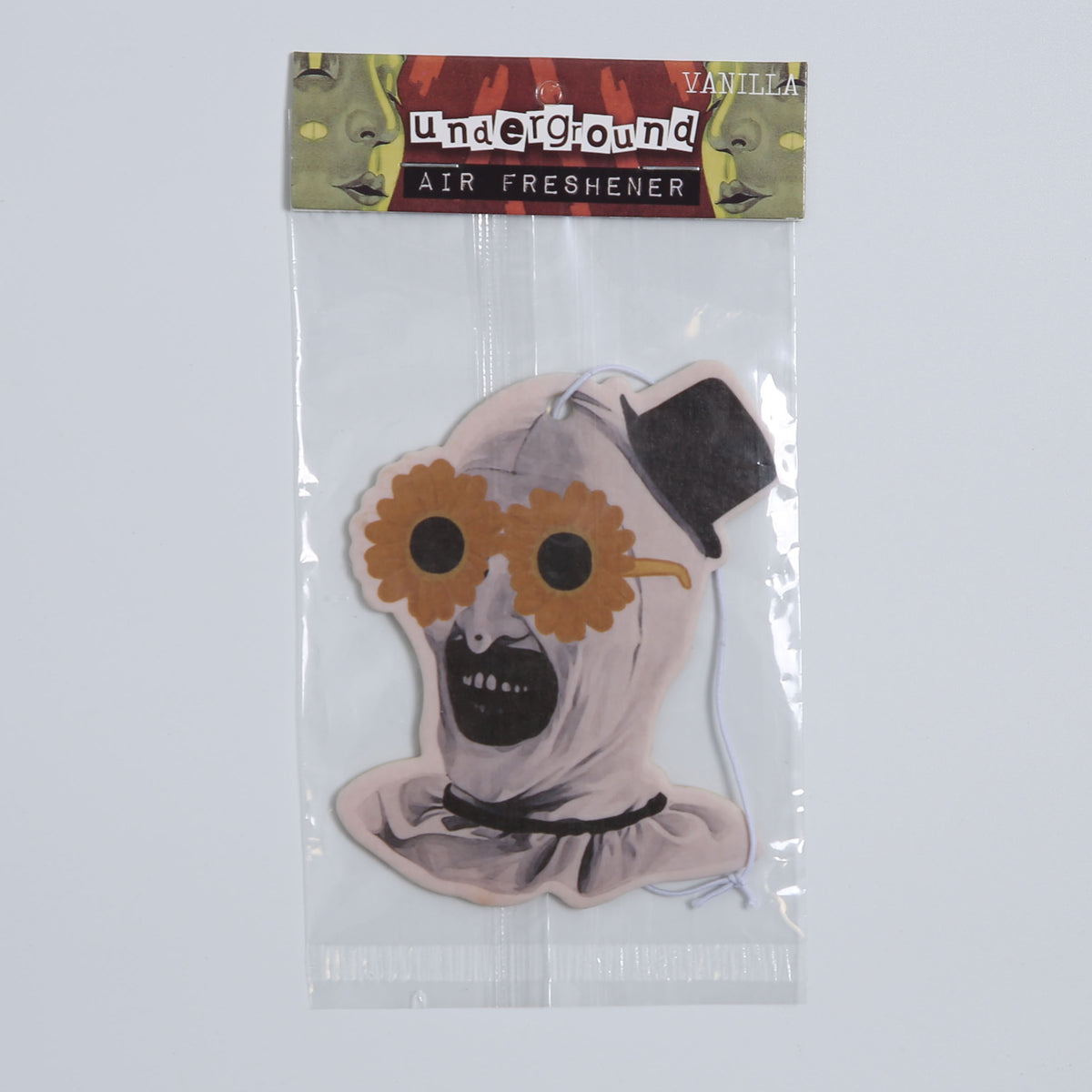 Wholesale ​Terrifier "Art the Clown" Inspired Air Freshener - Shady Front