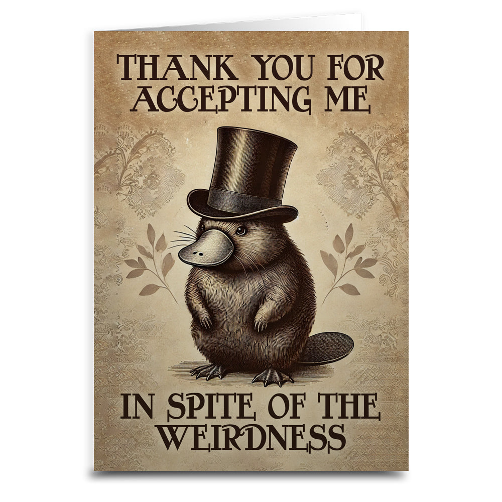 Wholesale ​Thank You for Accepting Me Greeting Card - Shady Front