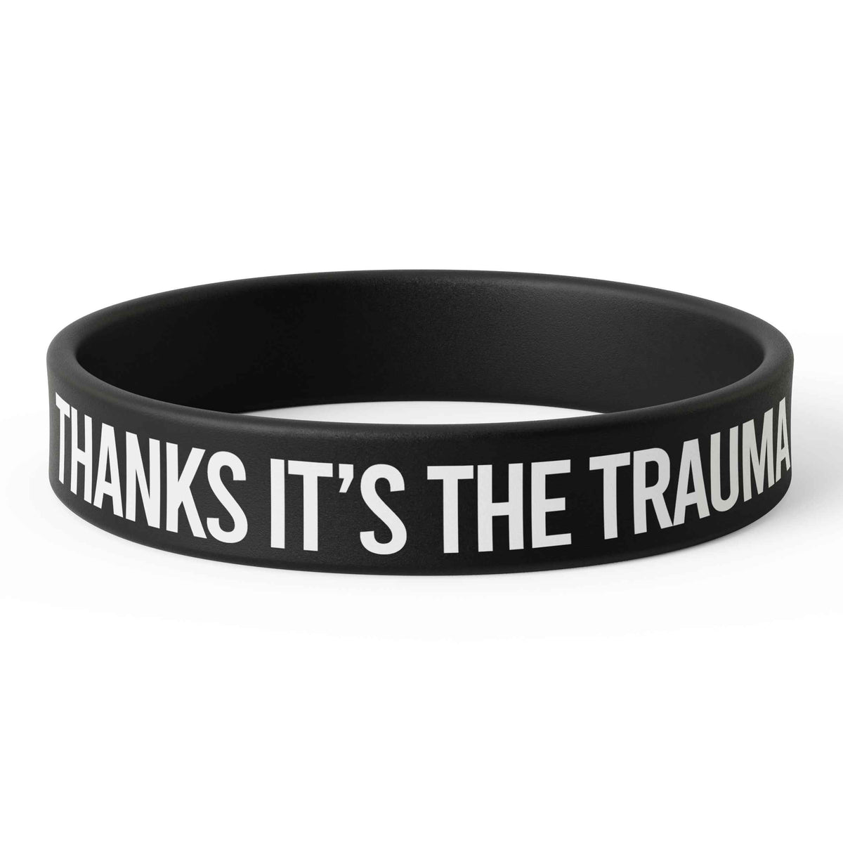 Wholesale ​Thanks, It's the Trauma Silicone Wristband - Shady Front