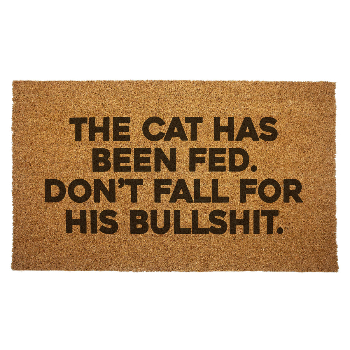 Wholesale ​The Cat Has Been Fed Door Mat - Shady Front