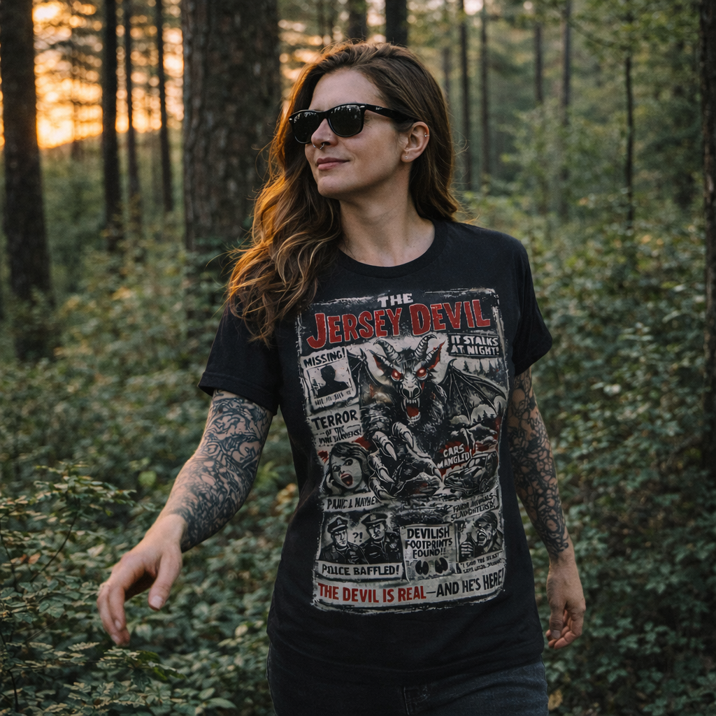 Wholesale ​The Jersey Devil: It Stalks at Night T-Shirt - Shady Front