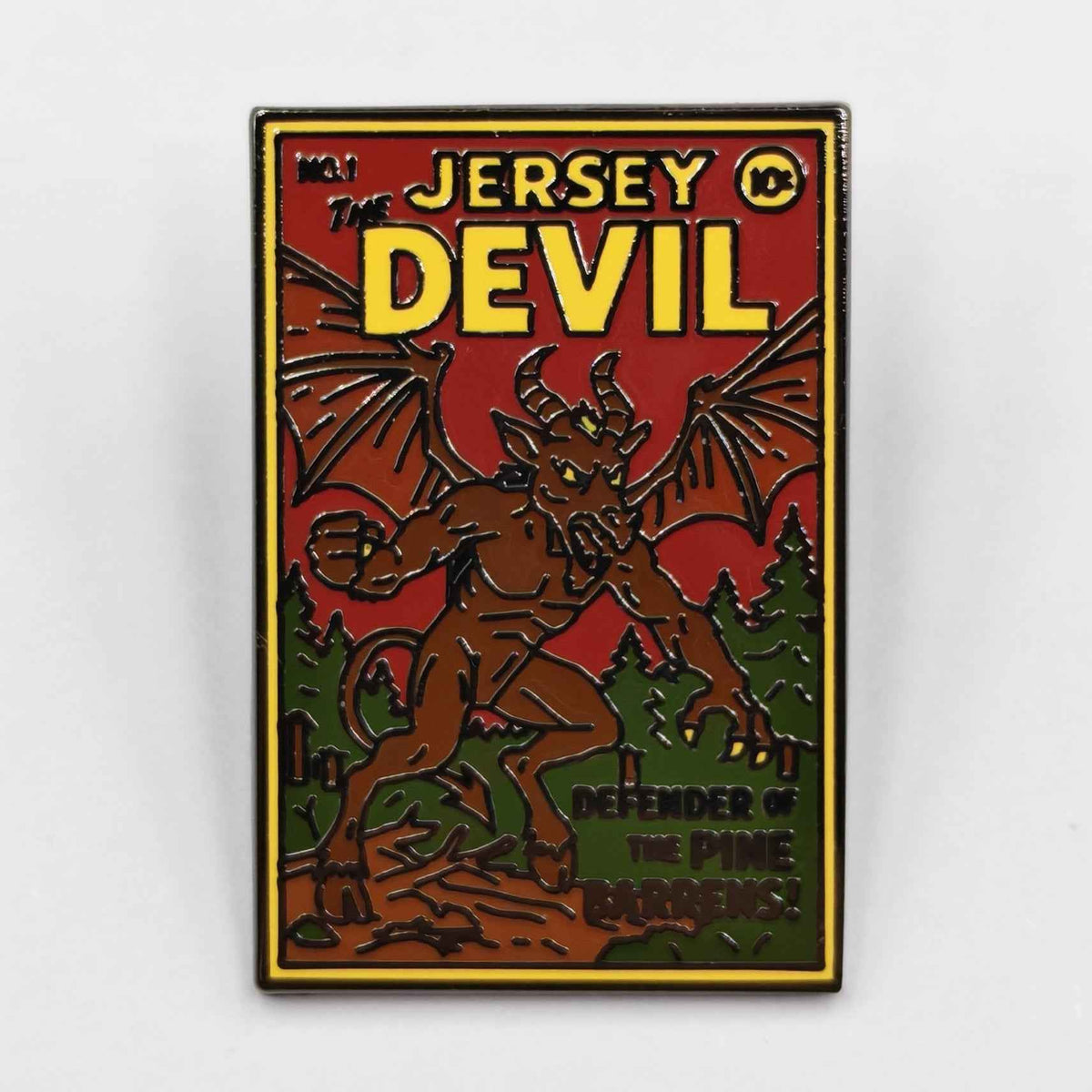 Jersey Devil Number One Enamel Pin