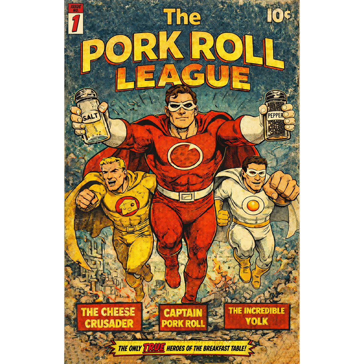 Wholesale ​The Pork Roll League Poster Print - Shady Front