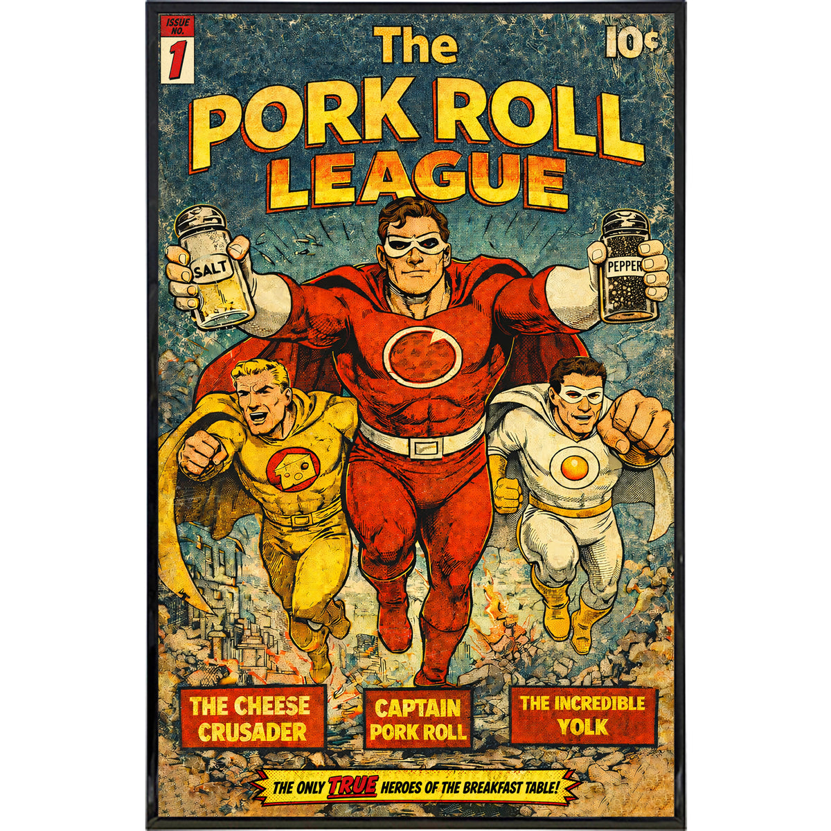 Wholesale ​The Pork Roll League Poster Print - Shady Front