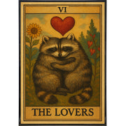 Wholesale ​The Raccoon Lovers Tarot Original Poster Print - Shady Front