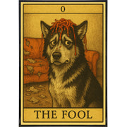 Wholesale ​The Fool Dog Tarot Card Original Poster Print - Shady Front