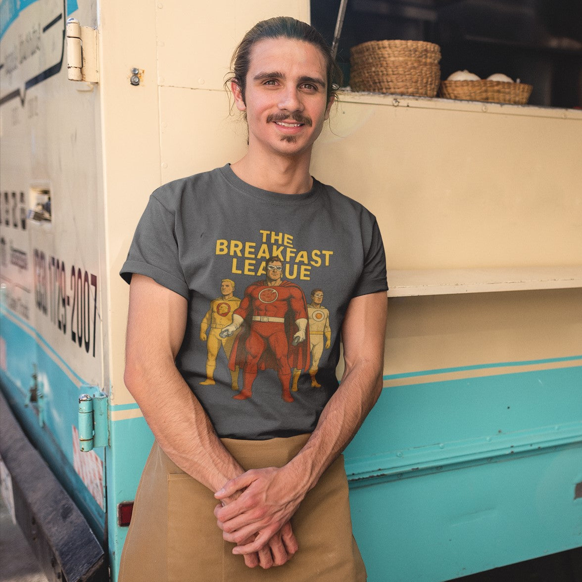 Wholesale ​The Breakfast League T-Shirt - Shady Front