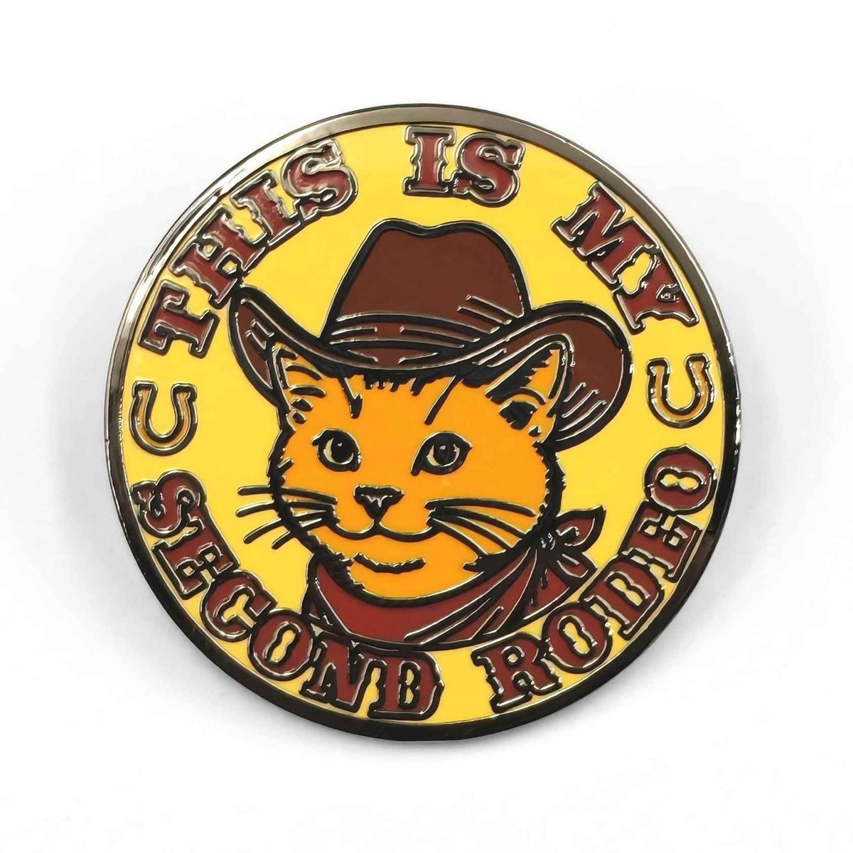 Wholesale ​This is My Second Rodeo Enamel Pin - Shady Front