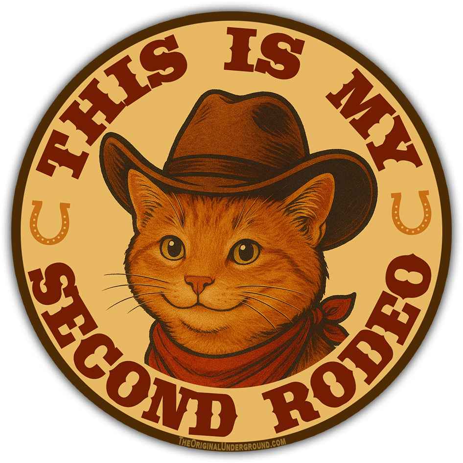 Wholesale ​This is My Second Rodeo Flexible Magnet - Shady Front