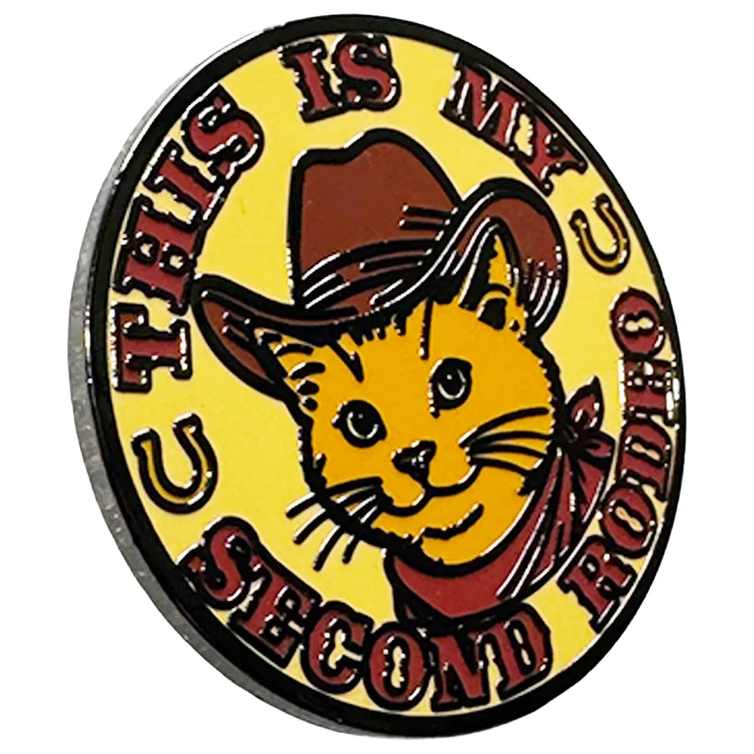 Wholesale ​This is My Second Rodeo Enamel Pin - Shady Front