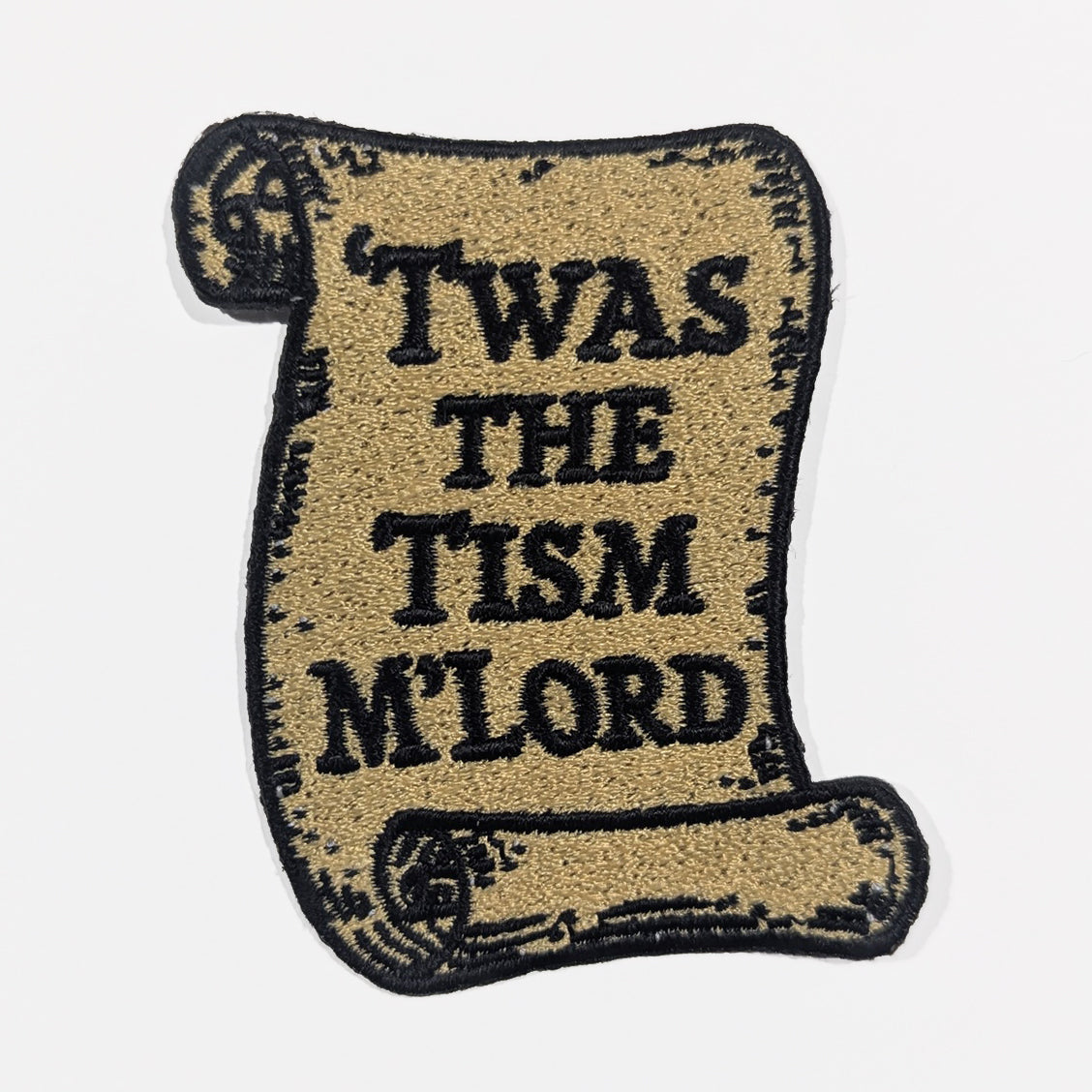 Wholesale ​Twas the Tism M'Lord Patch - Shady Front