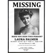 Wholesale ​Twin Peaks Inspired Laura Palmer Missing Poster Print - Shady Front