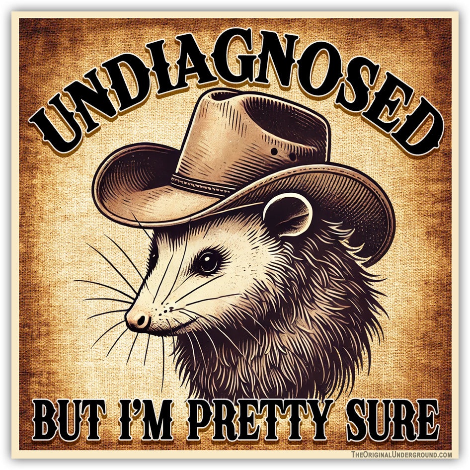 Wholesale ​Undiagnosed but I'm Pretty Sure Sticker - Shady Front
