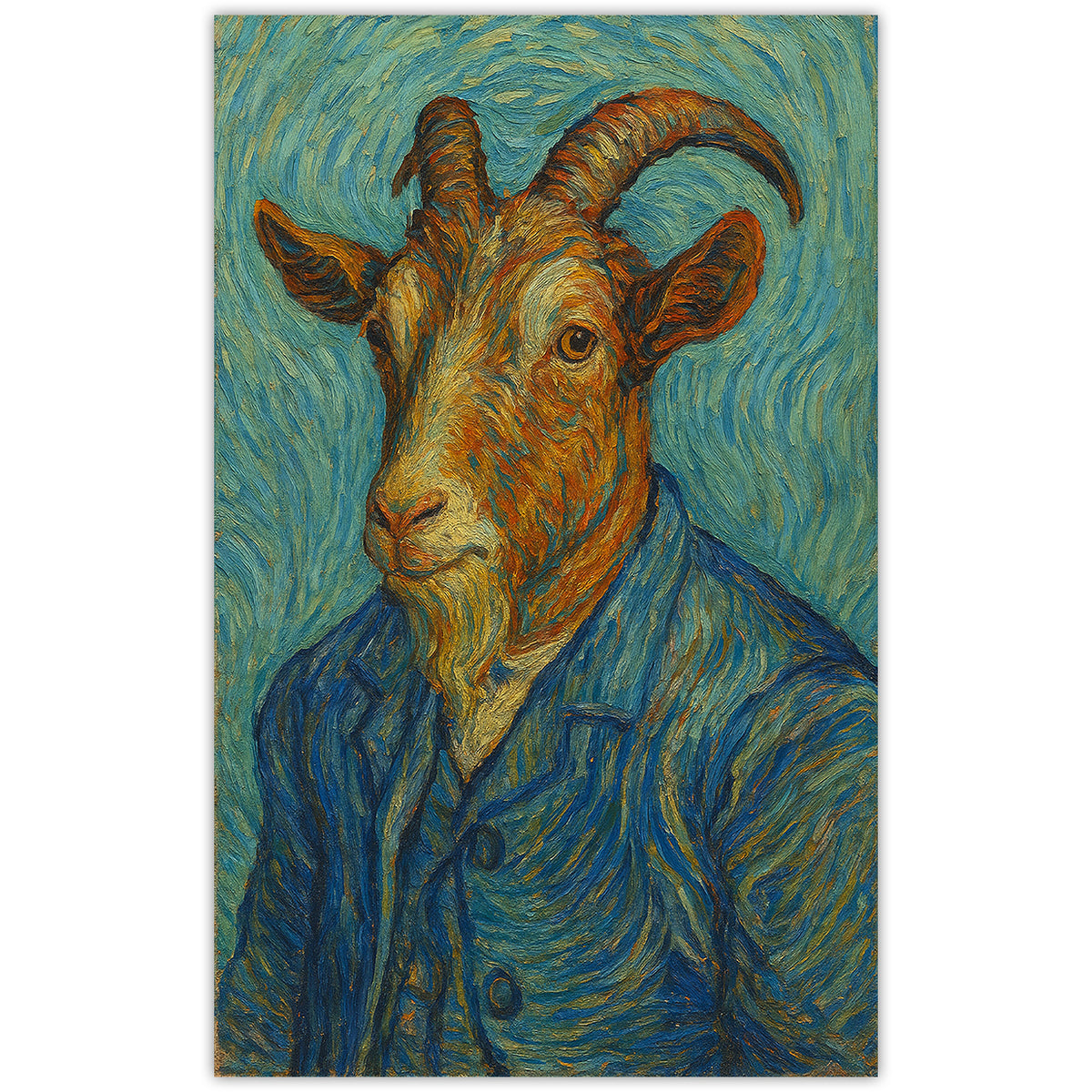 Wholesale ​Vincent Van Goat Sticker - Shady Front