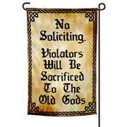 Wholesale ​Violators Will Be Sacrificed Garden Flag - Shady Front