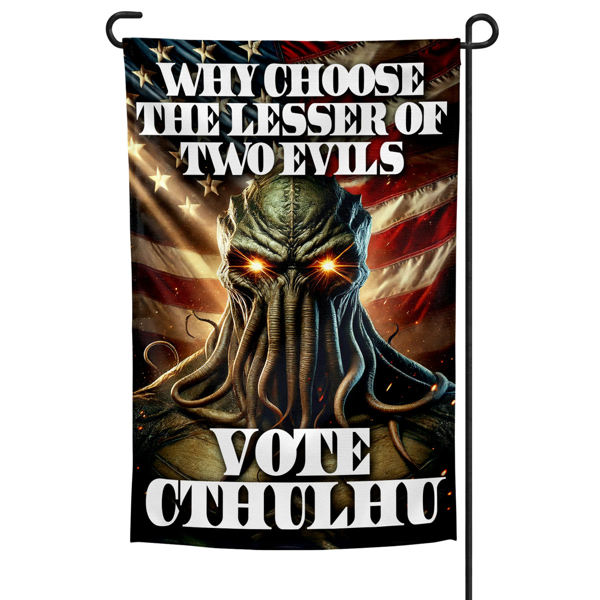 Wholesale ​Vote Cthulhu Garden Flag - Shady Front