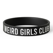 Wholesale ​Weird Girls Club Silicone Wristband - Shady Front